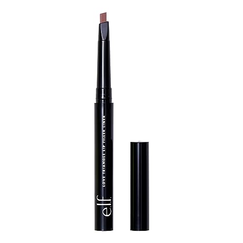 e.l.f. Love Triangle Lip Filler Liner, 2-in-1 Lip Liner Pencil