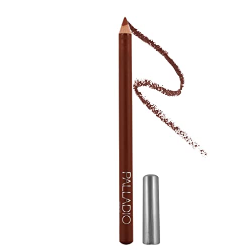 Palladio Lip Liner Pencil, Wooden, Firm yet Smooth, Contour and