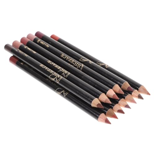 balacoo 12pcs Waterproof Lip Liner Lip Shaping Pencil Colour Pencils