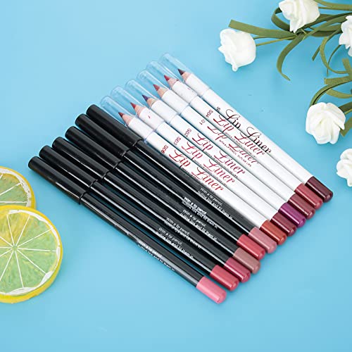 Yuwaakoo 12 Colors Lip Liner Set, Lipstick Set, Lip Liner