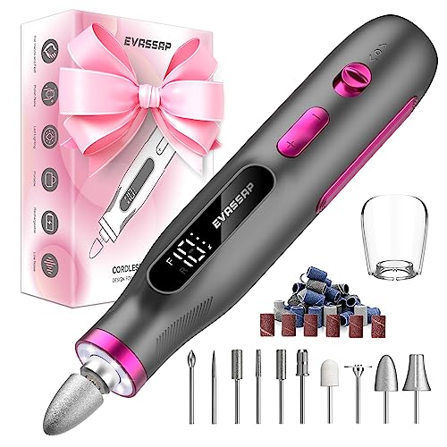 Professional Nail Drill,Electric Nail File kit for Acrylic Gel Nails,Electric